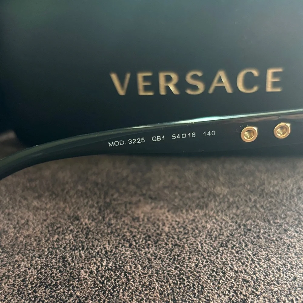 Versace Women's Black Glasses - Picture 4 of 8
